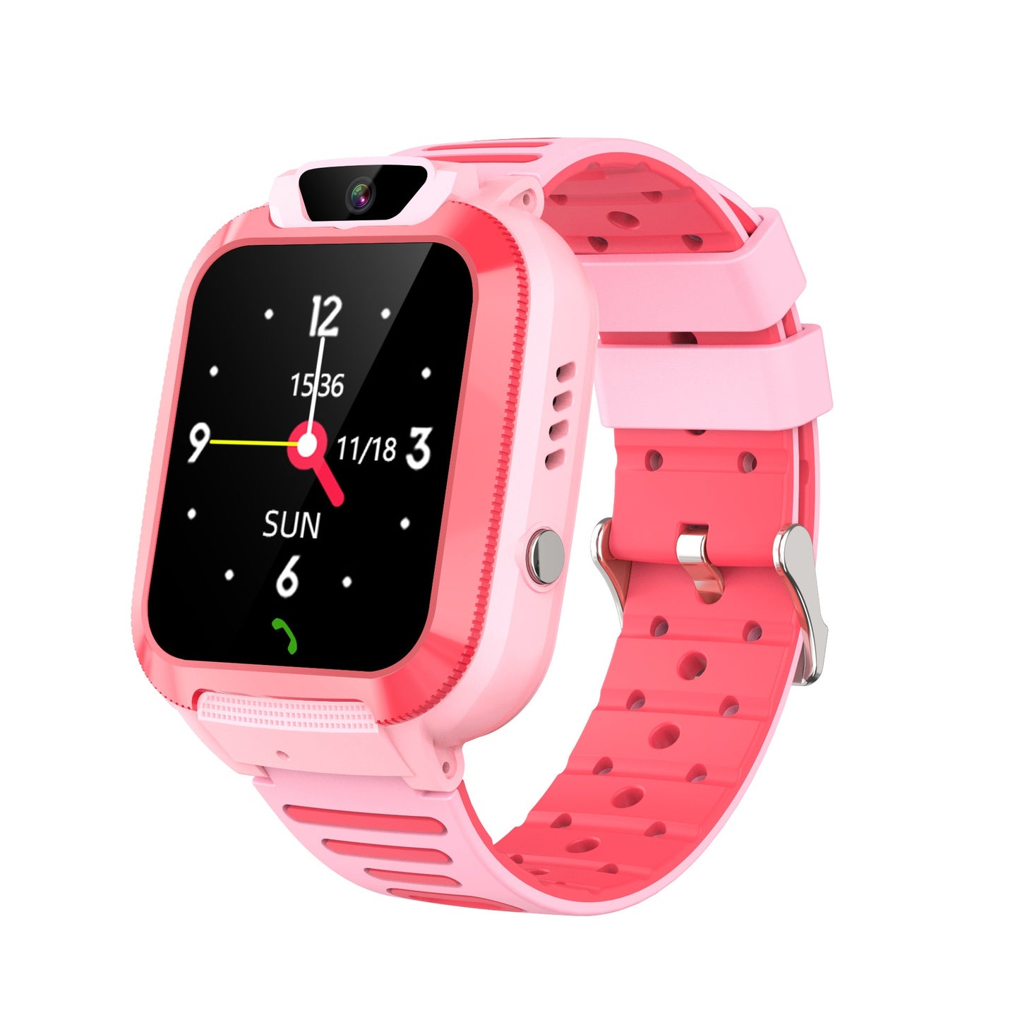 SOS Call LBS Tracker 2G Card-inserting Camera Children Waterproof Watch
