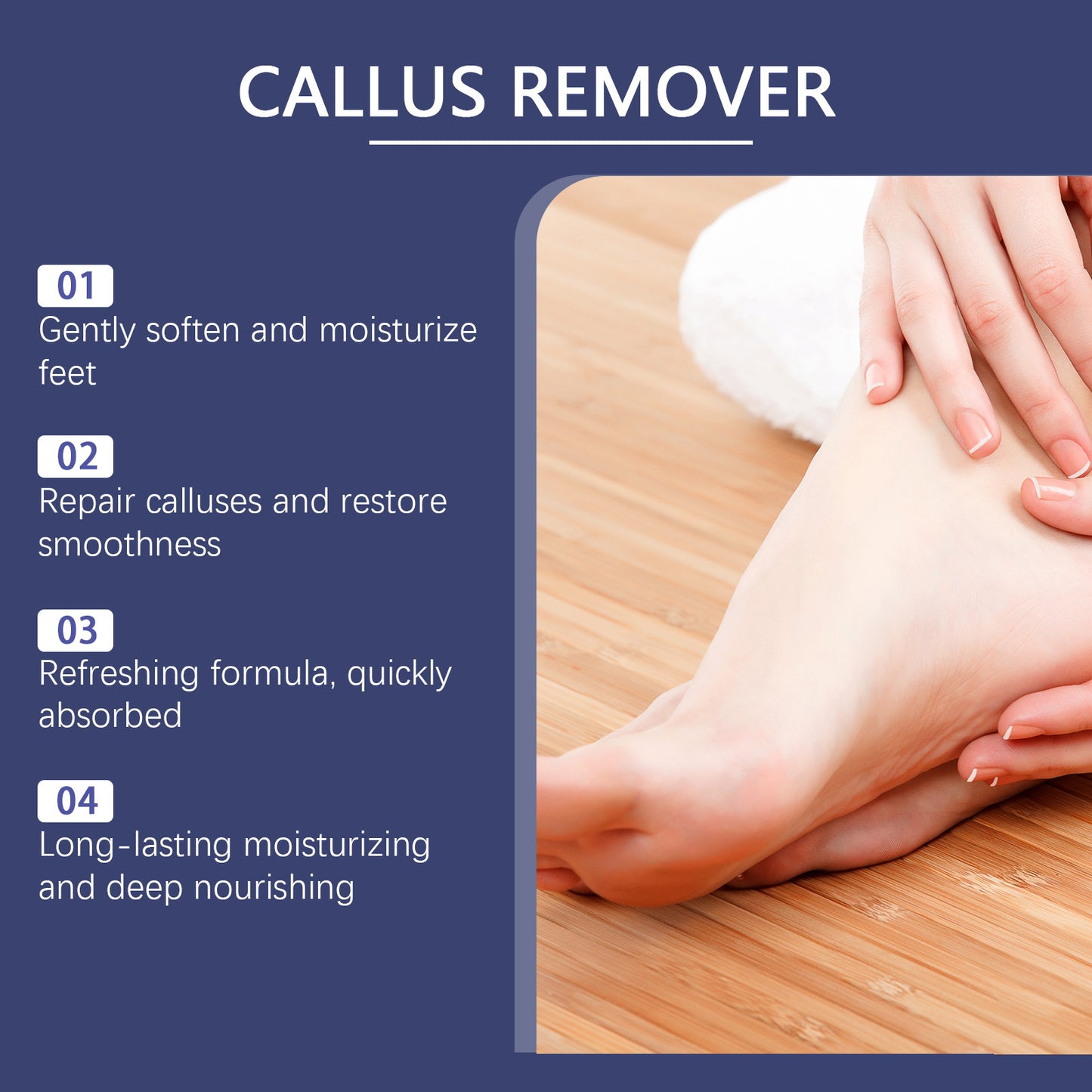 Foot Exfoliating Gel Gentle Moisturizing