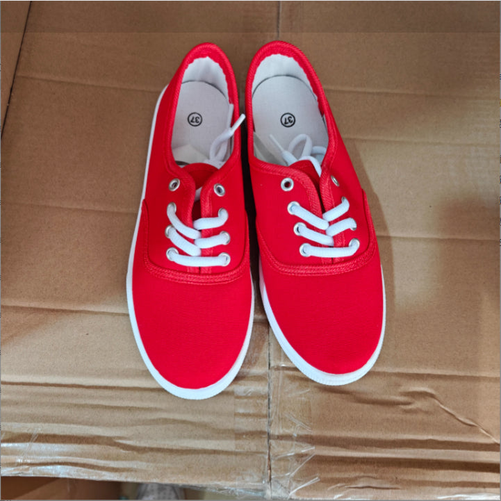 Women's Running Training Solid White Shoes