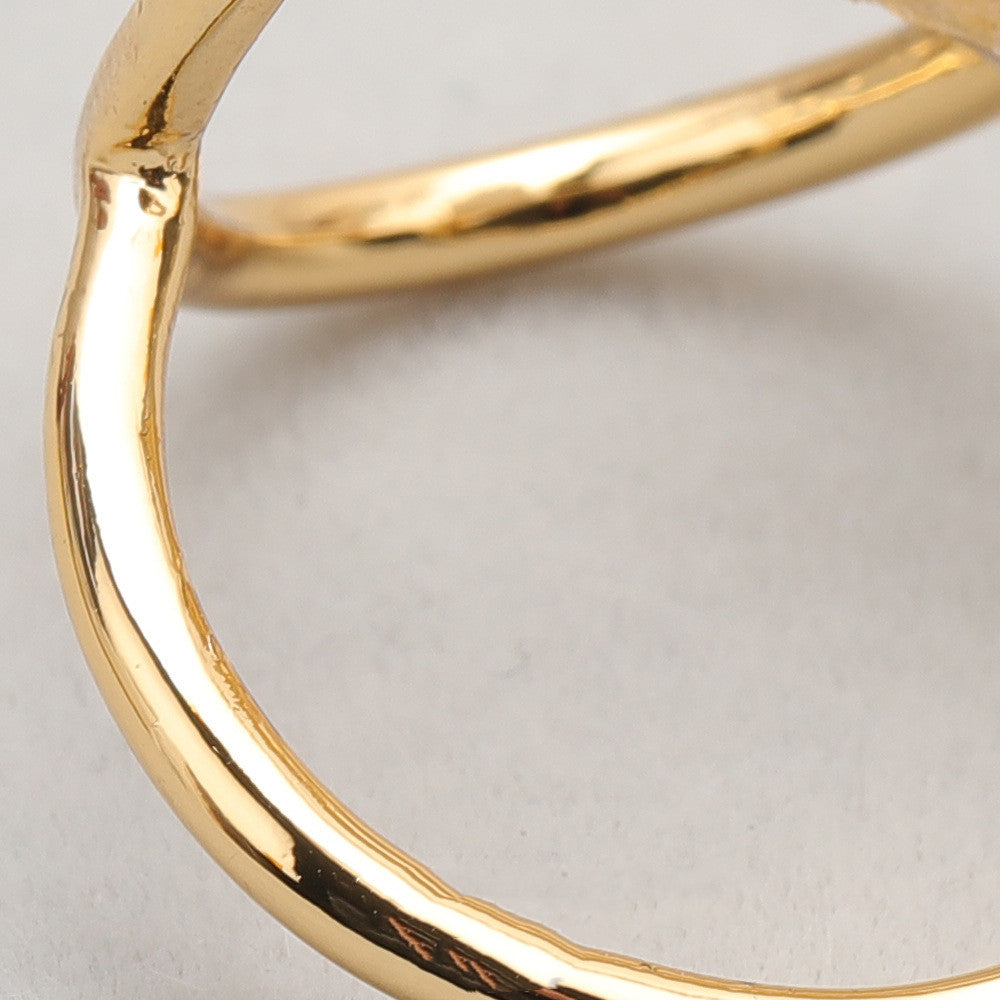 Artistic Sense Of Gentle Curve Design Texture Ring