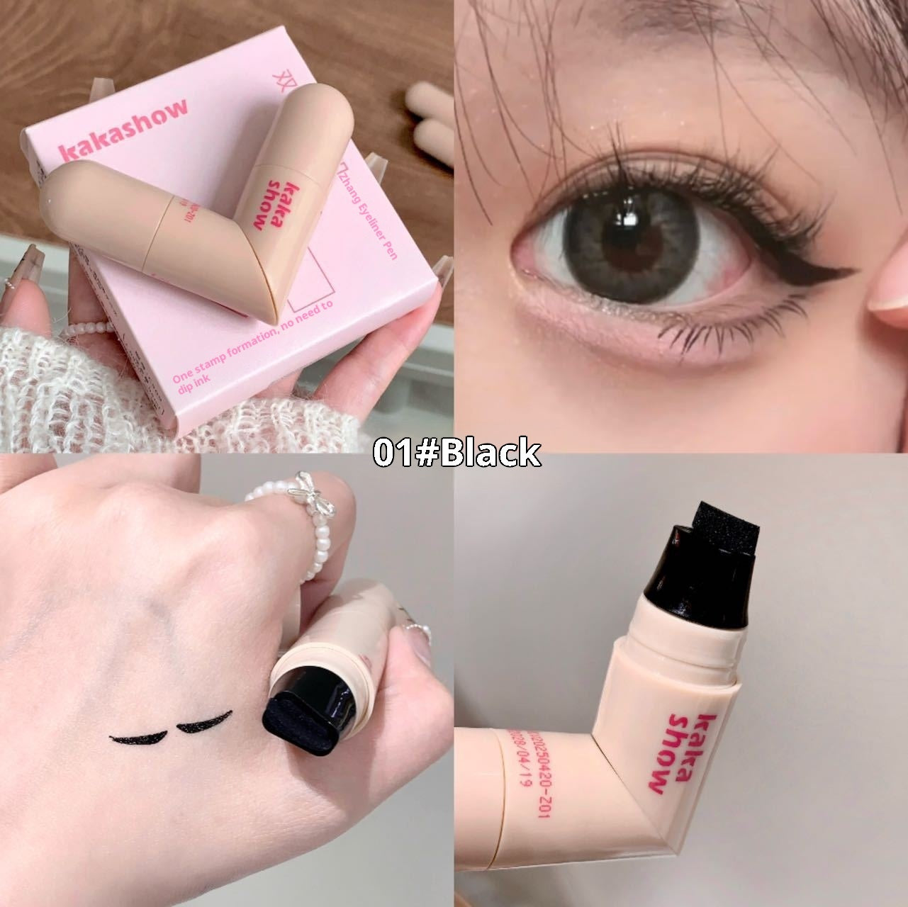 Long-lasting Smudge-proof Waterproof And Sweat-proof Double-ended Eyeliner