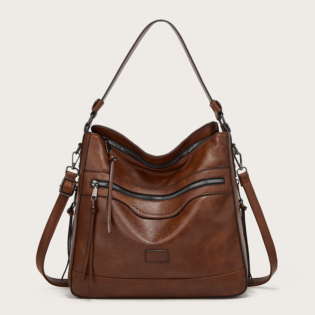 Women's Handbag Fashion Zipper Shoulder Crossbody Bags Casual Commuting Large Capacity Totes