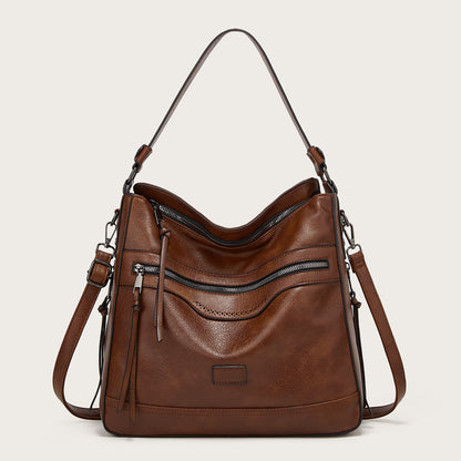 Women's Handbag Fashion Zipper Shoulder Crossbody Bags Casual Commuting Large Capacity Totes