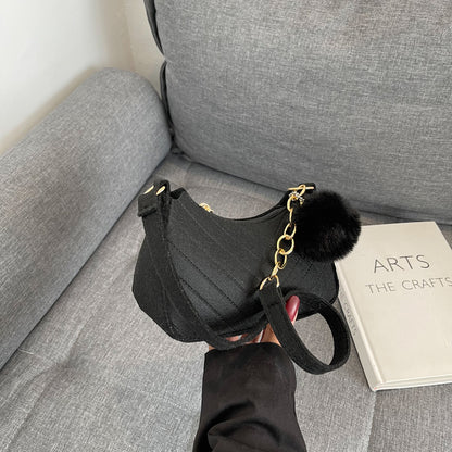 Casual Women's New Retro Solid Color Shoulder Messenger Bag