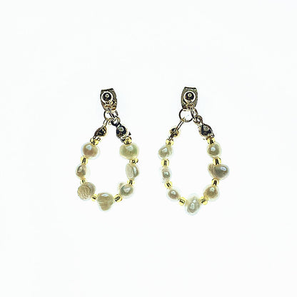 Korean Temperament, Gentle Pearl Earrings, High-end Sense Of Internet Celebrity