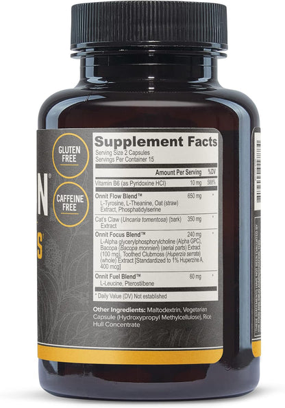 Alpha Brain Supplement Capsules