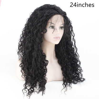 Fashion Partial Long Curly Hair Chemical Fiber Wig