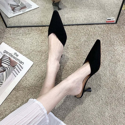 All-match Stiletto Pointed Sandals And Slippers To Wear Fashionable High Heels