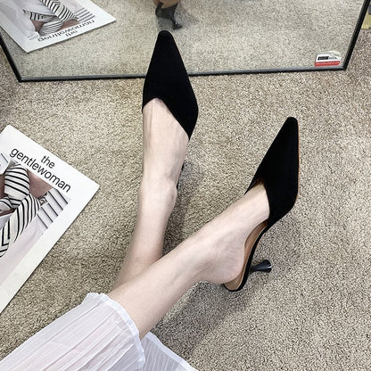 All-match Stiletto Pointed Sandals And Slippers To Wear Fashionable High Heels