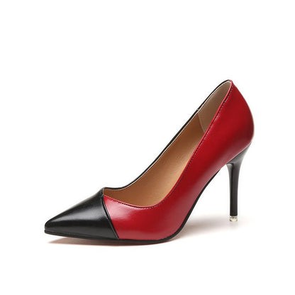 Shallow Mouth Pointed High Heels Sexy Temperament Stiletto Single Shoes