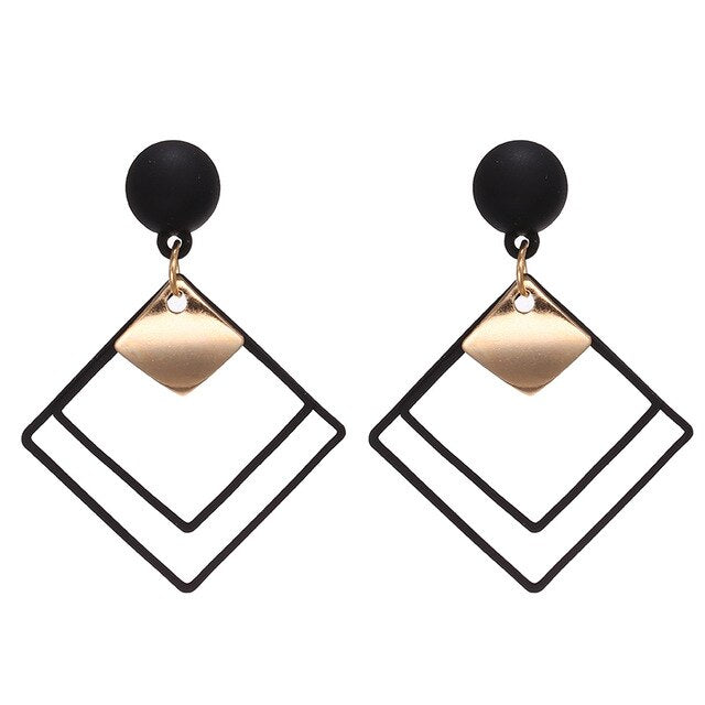 Heart Stud Earrings Trendy Jewelry Statement Stud Earring