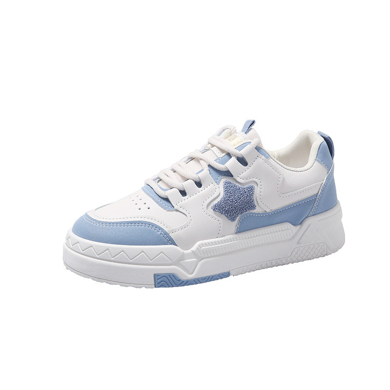 Women's Spring Korean Style Thick Bottom All-matching Students' Casual Skate Shoes