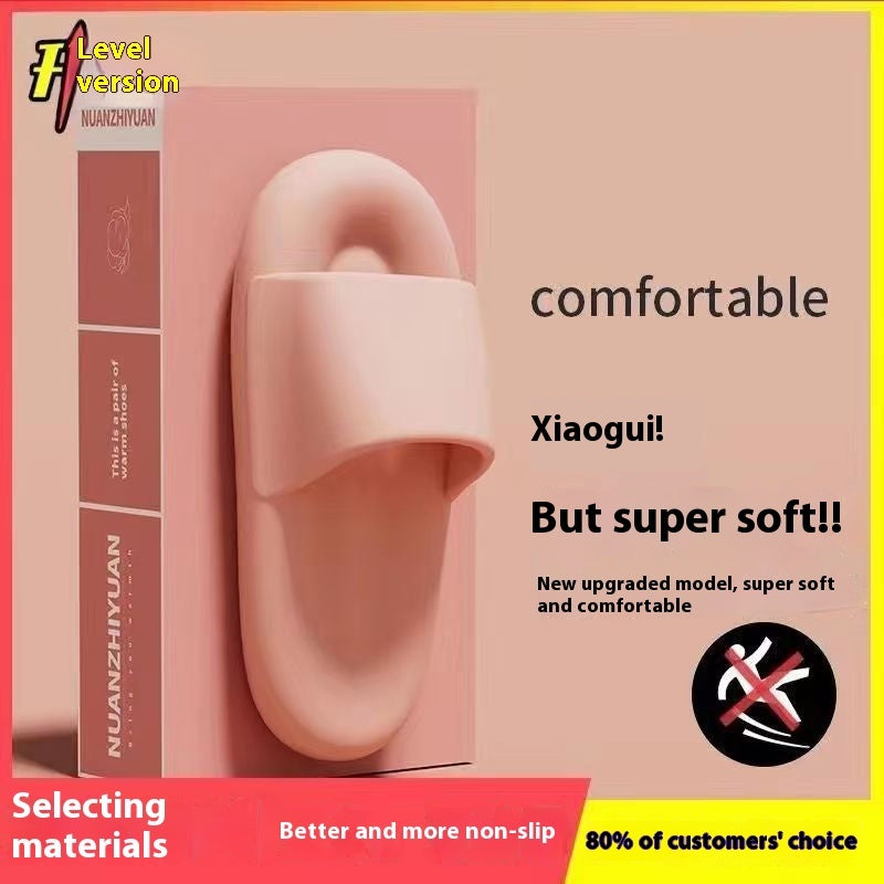 Anti-slip Interior Home Bath Word Couples Sandals