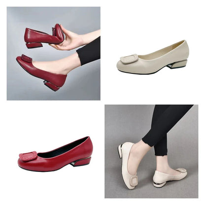Soft Leather Beef Tendon Soft Bottom Leather Shoes