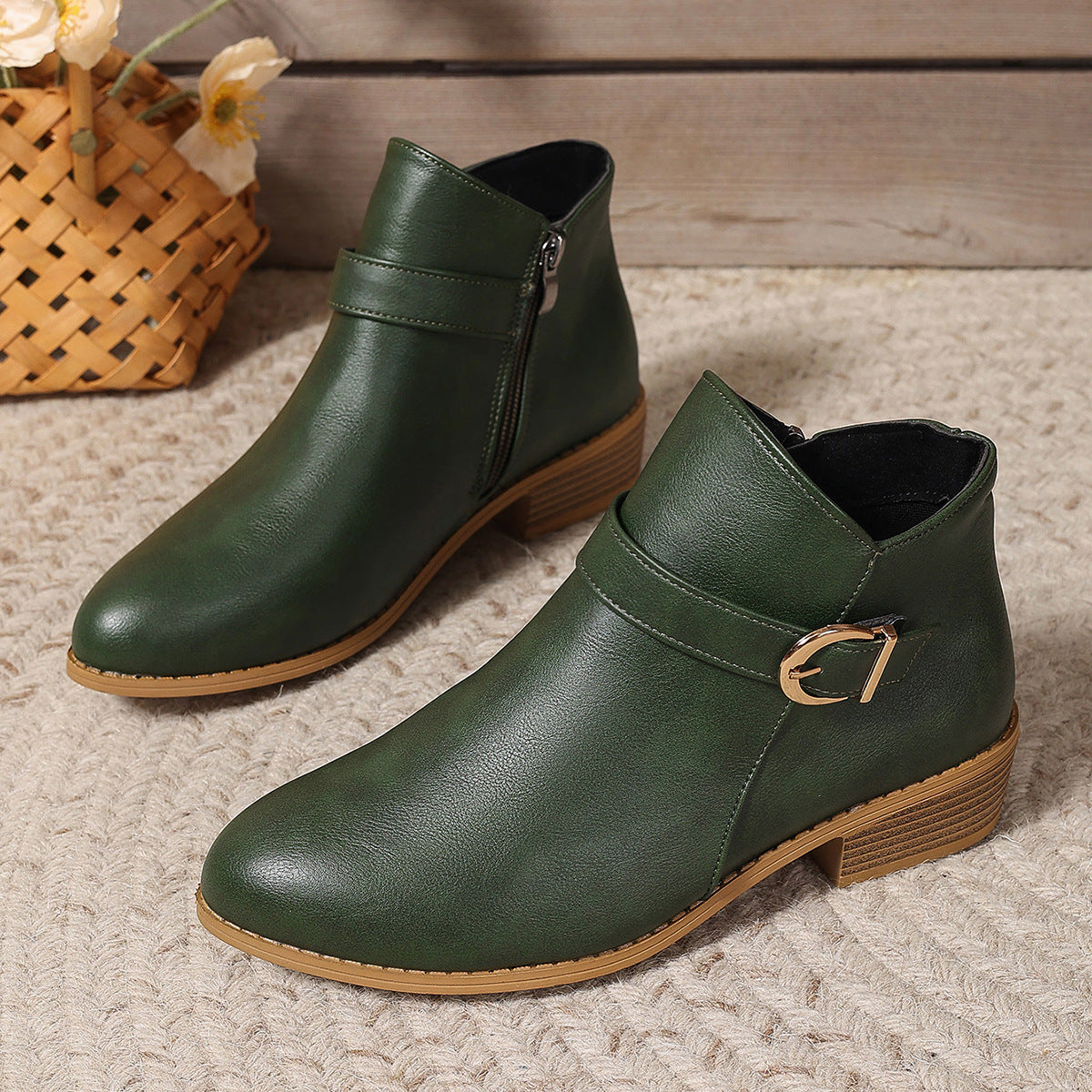Code Pointed Comfortable Martin Boots In Stock