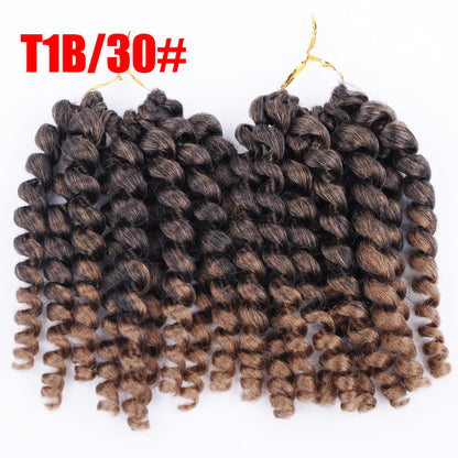Lady's curly wig