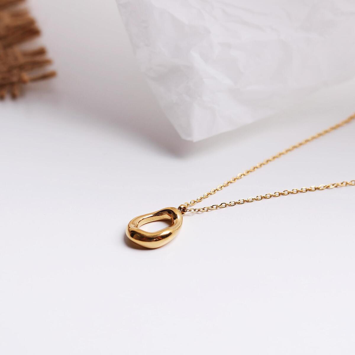 Gentle Wind Accessories Titanium Steel Necklace Female Ins Trend Niche