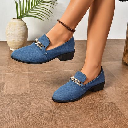Bow Leopard Print Casual Pumps Women