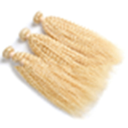 European and American Wig Real Hair Weave Can Be Customized