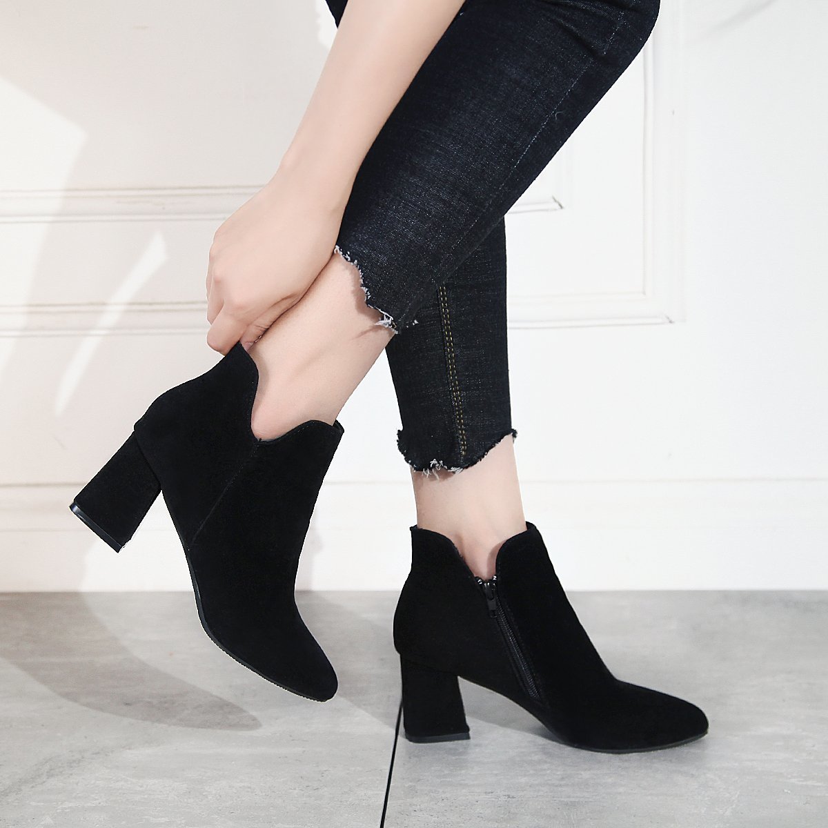 Plus Fleece Low-top Cotton Boots Warm Short Boots