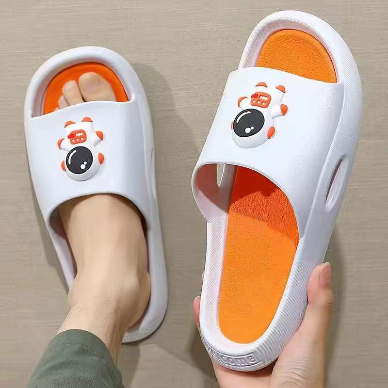 Men's Household Thick Bottom Cartoon Antiskid Slippers