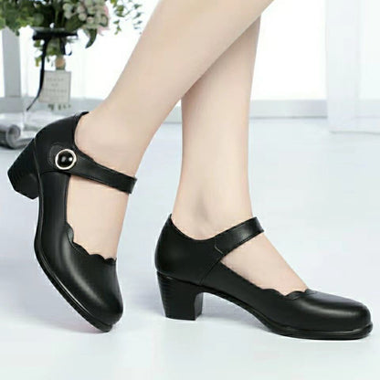 Soft Leather Shallow Mouth Single Order Shoes