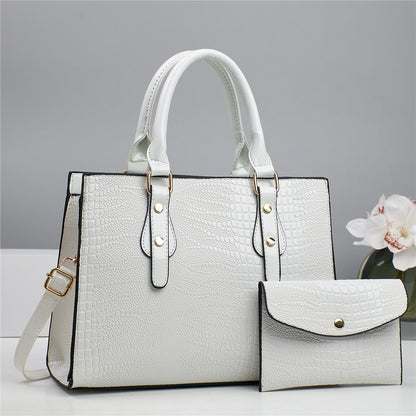 European And American New Commuter Shoulder Portable Crossbody Two-piece Bag
