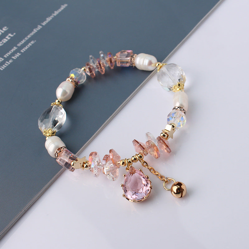 Pearl Crystal Stitching Gentle Women's Bracelet