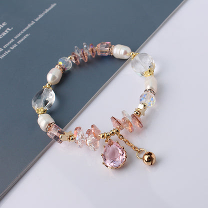 Pearl Crystal Stitching Gentle Women's Bracelet