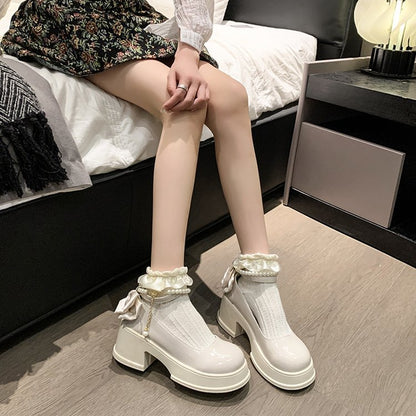 New-style French-style Elegant Leather Shoes