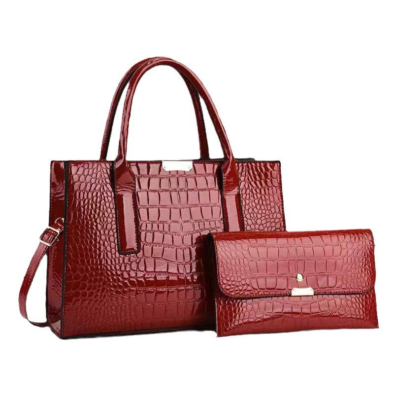 Child And Mother Stone Pattern Fashion Trend High Sense Large-capacity Crossbody Bag