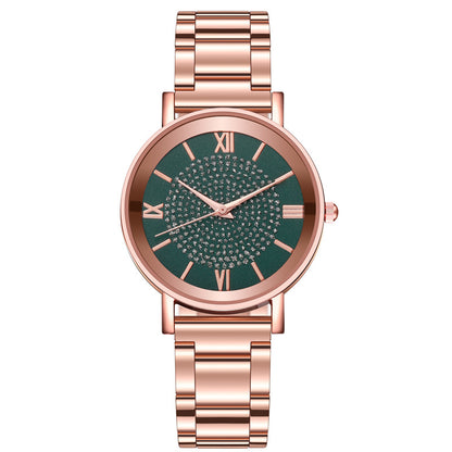 Women's gypsophila quartz watch