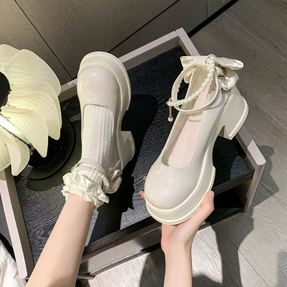 New-style French-style Elegant Leather Shoes