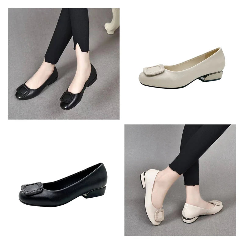 Soft Leather Beef Tendon Soft Bottom Leather Shoes