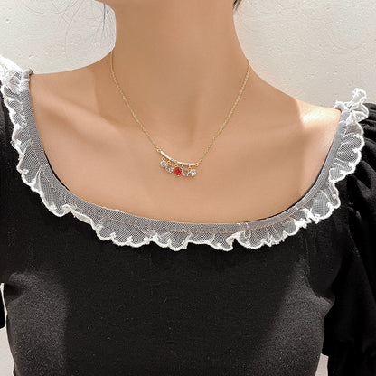 Temperament Gentle Goddess Fashion Smile Necklace
