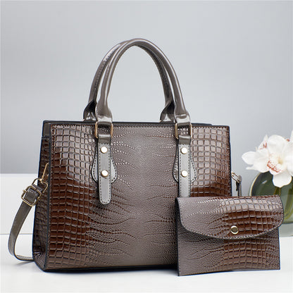 European And American New Commuter Shoulder Portable Crossbody Two-piece Bag