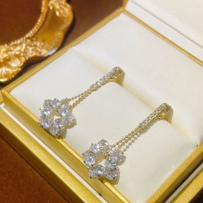 Affordable Luxury Fashion Gentle Elegant Simple All-match Exquisite One Style For Dual-wear Tassel Ear Studs