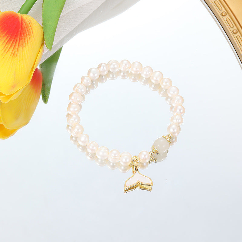 Natural Gentle Fishtail Bracelet For Girls