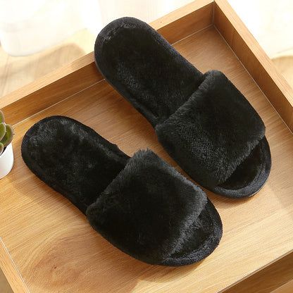 Cotton Slippers Floor Non-slip Warm Korean Women's