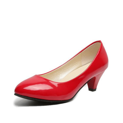 Shallow mouth professional high heels