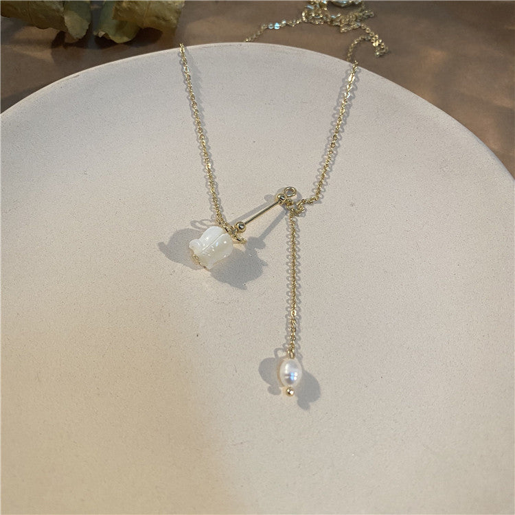 Vintage Gentle Freshwater Pearl Shell Rose