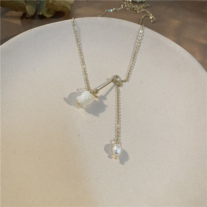 Vintage Gentle Freshwater Pearl Shell Rose