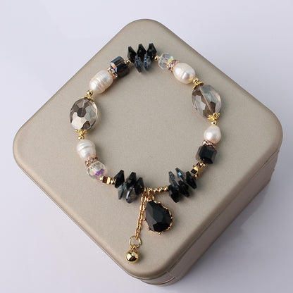 Pearl Crystal Stitching Gentle Women's Bracelet