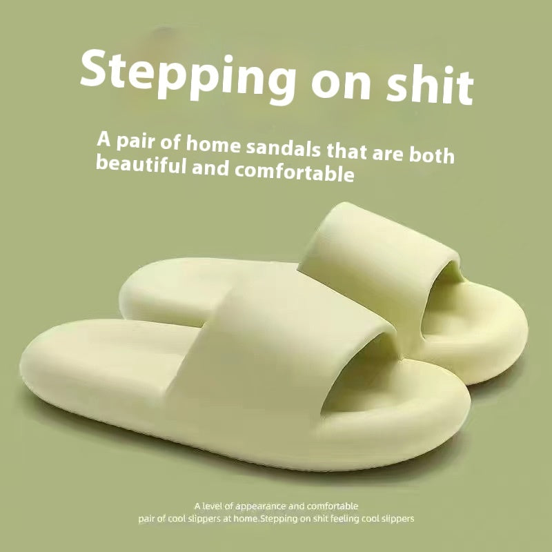 Anti-slip Interior Home Bath Word Couples Sandals