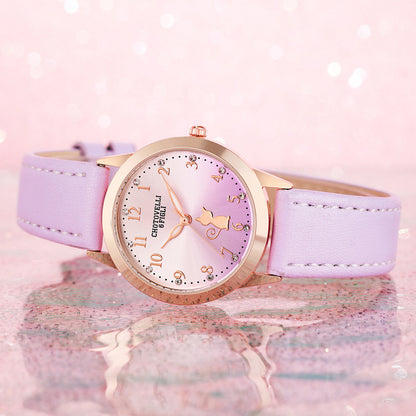 High School Student Watch Female Big Boy Junior High School Girl Cute Cartoon Pointer