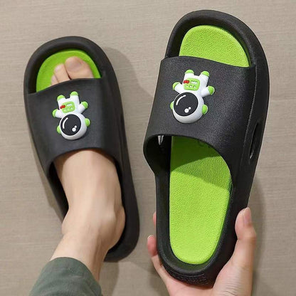 Men's Household Thick Bottom Cartoon Antiskid Slippers