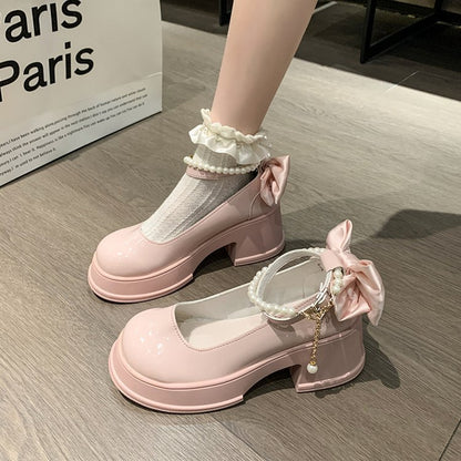 New-style French-style Elegant Leather Shoes