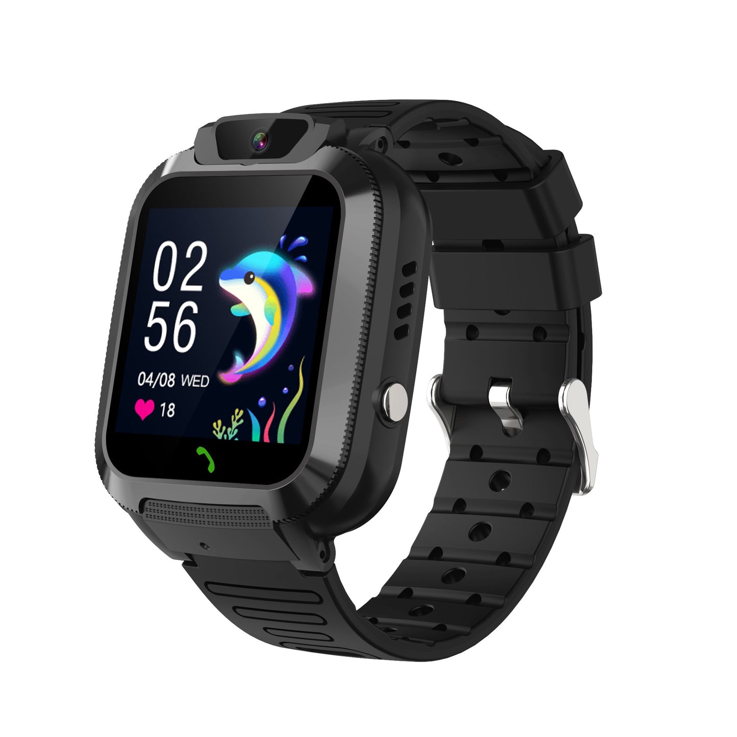 SOS Call LBS Tracker 2G Card-inserting Camera Children Waterproof Watch