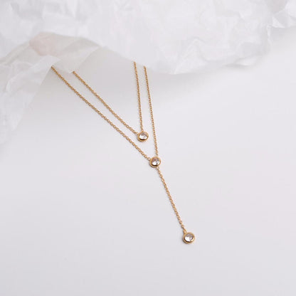Clavicle Chain Gentle Accessories Titanium Steel Necklace Female Fashion Niche Design All-matching