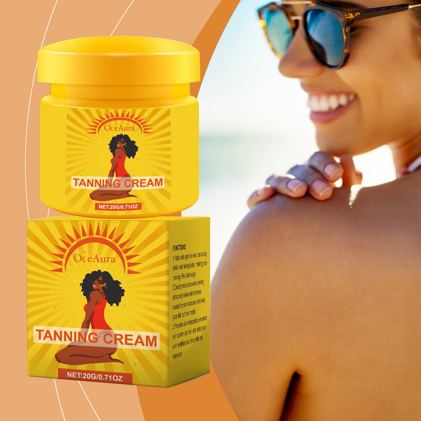 Moisturizing Black Gel Bronze Skin Gentle